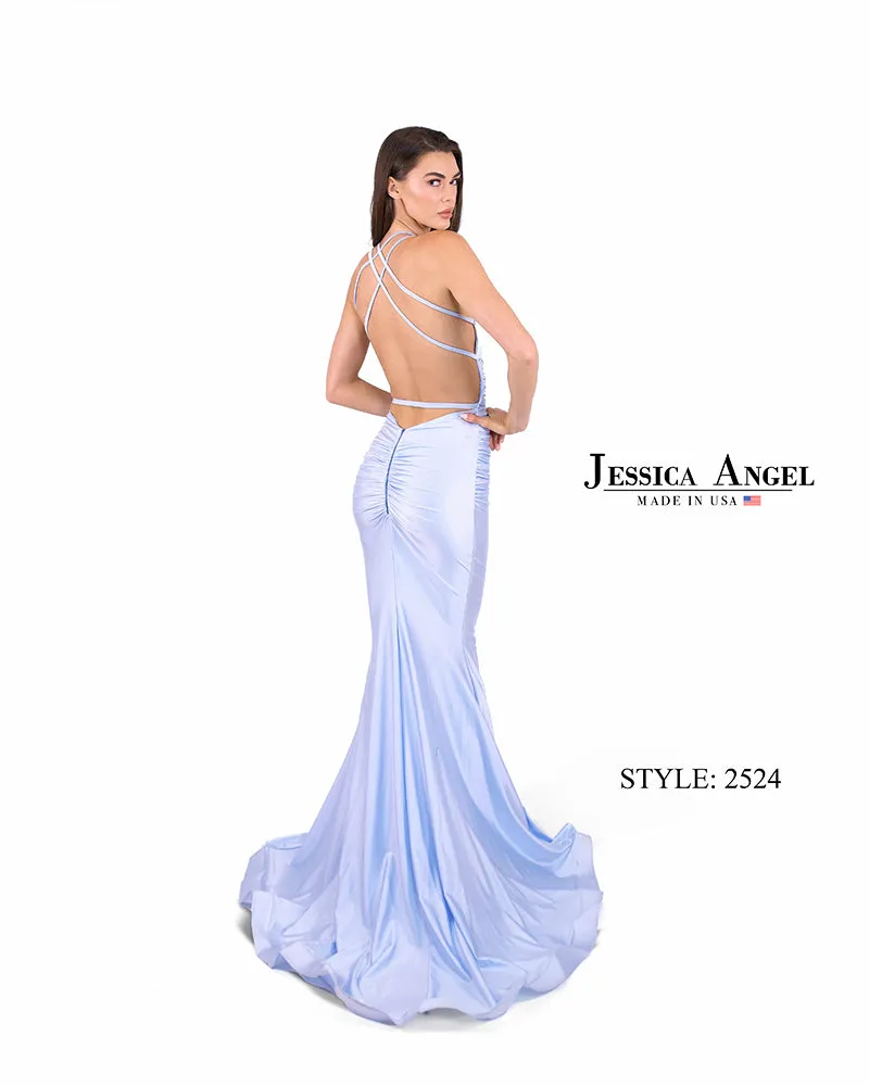 Jessica Angel - 2524 - Strappy Back Mermaid Gown