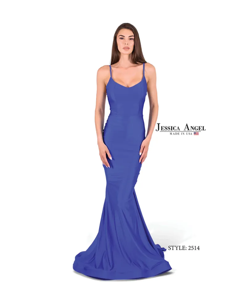 Jessica Angel - 2614 - Strapless Gown with Ruched Detail