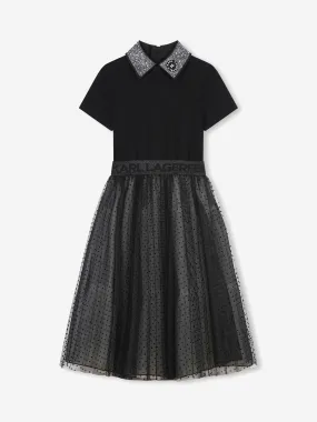 Karl Lagerfeld Girls Occasion Dress in Black