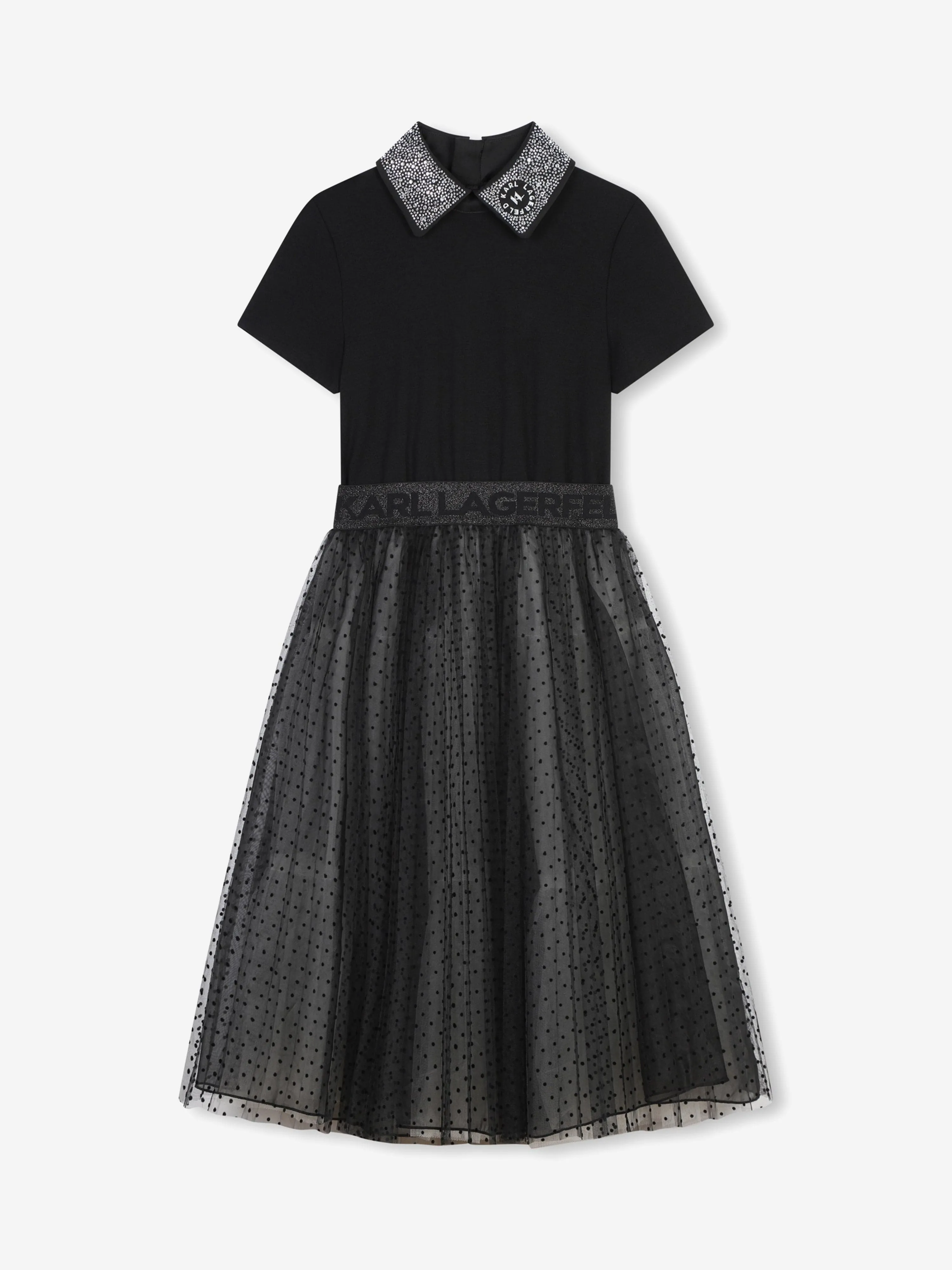 Karl Lagerfeld Girls Occasion Dress in Black