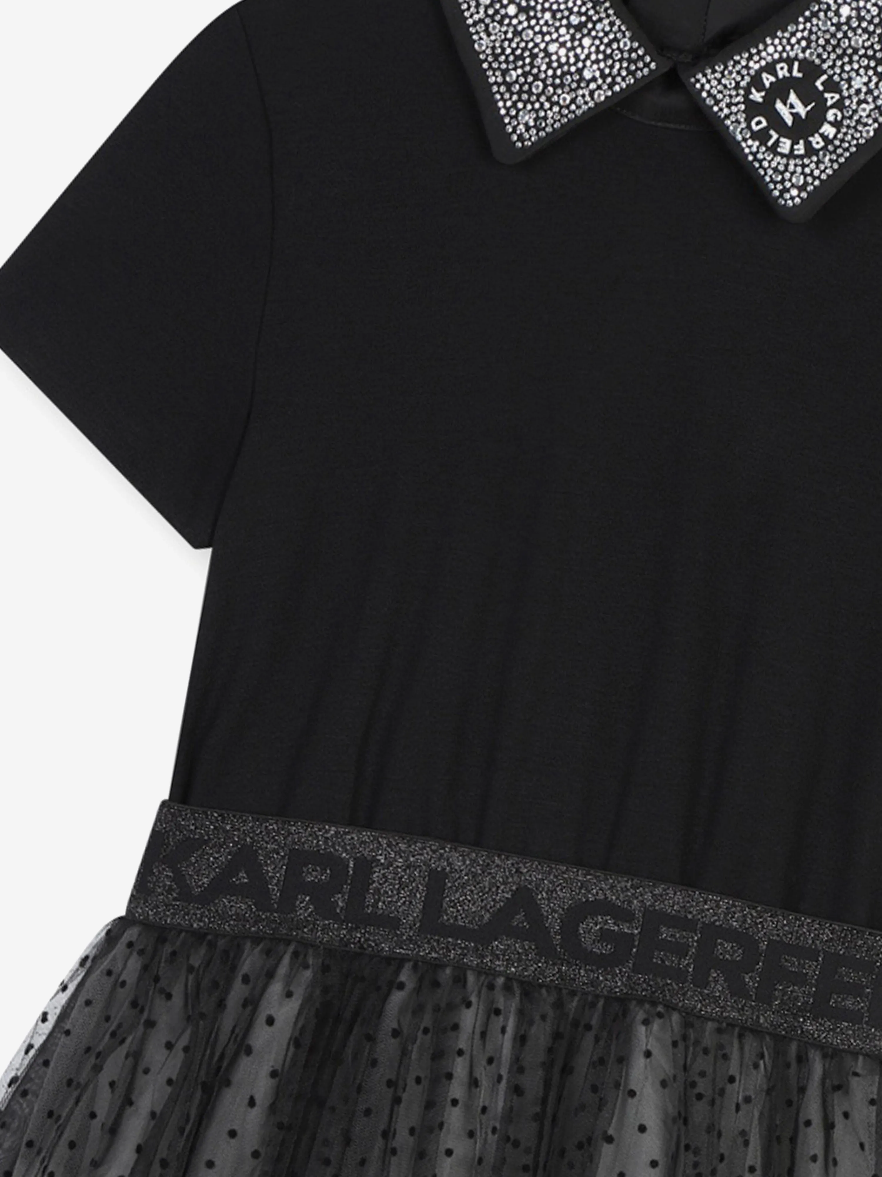 Karl Lagerfeld Girls Occasion Dress in Black