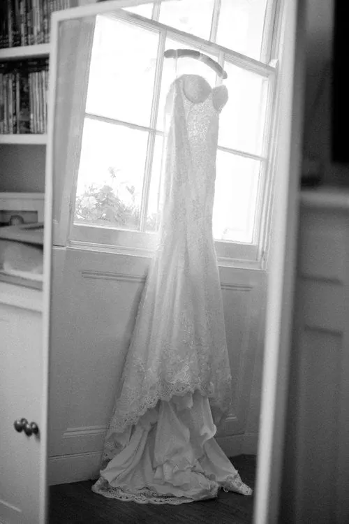 Lace Mermaid Wedding Dress With Swarovski Crystals (#PB144)