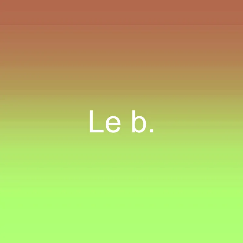 Le b.