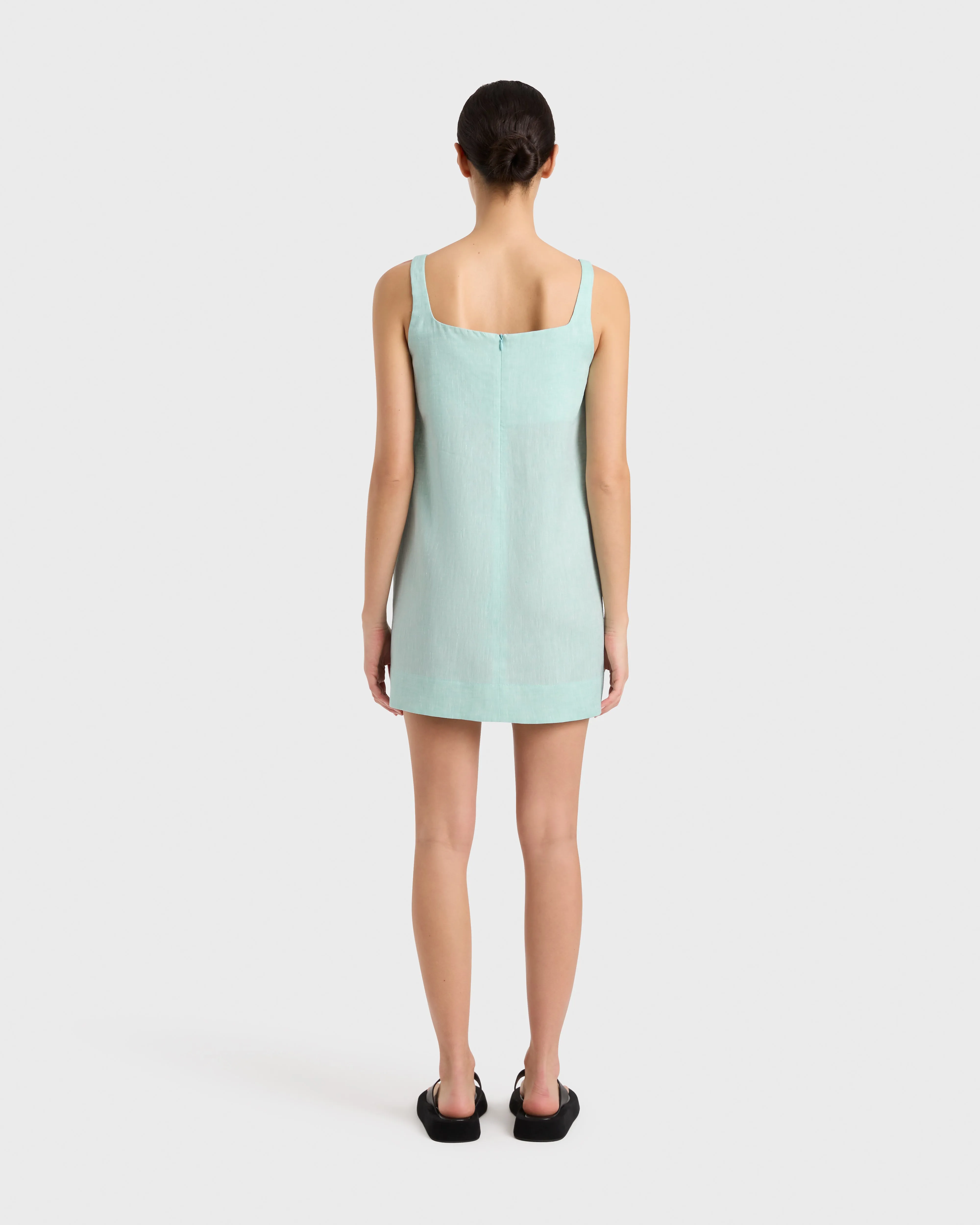 Leiden A-Line Mini Dress - Mint