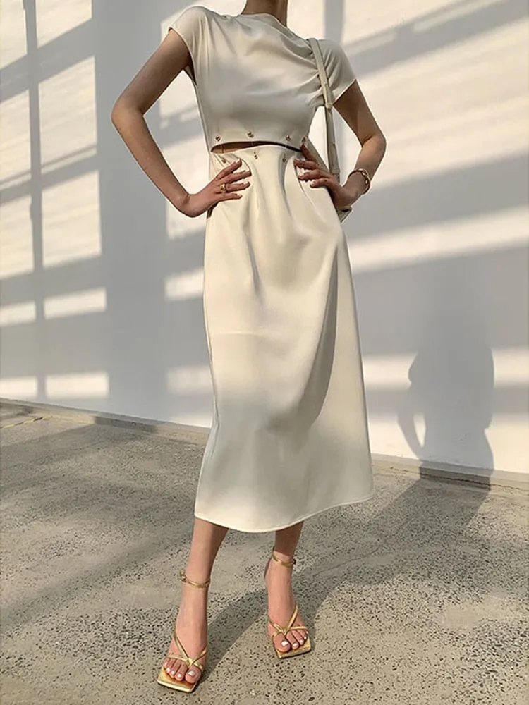 Luna High Waist Dress