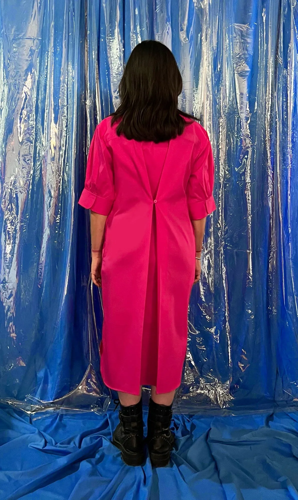 Magenta ocean sea me dress