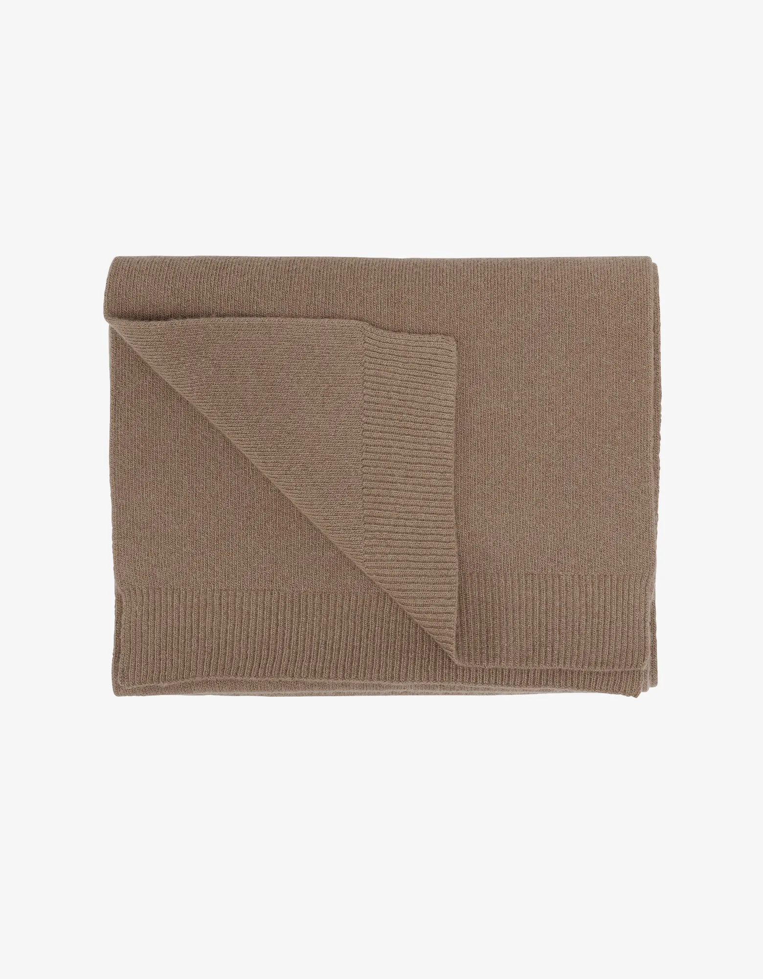 Merino Wool Scarf - Warm Taupe