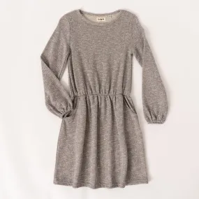 Metallic Fleece Dress