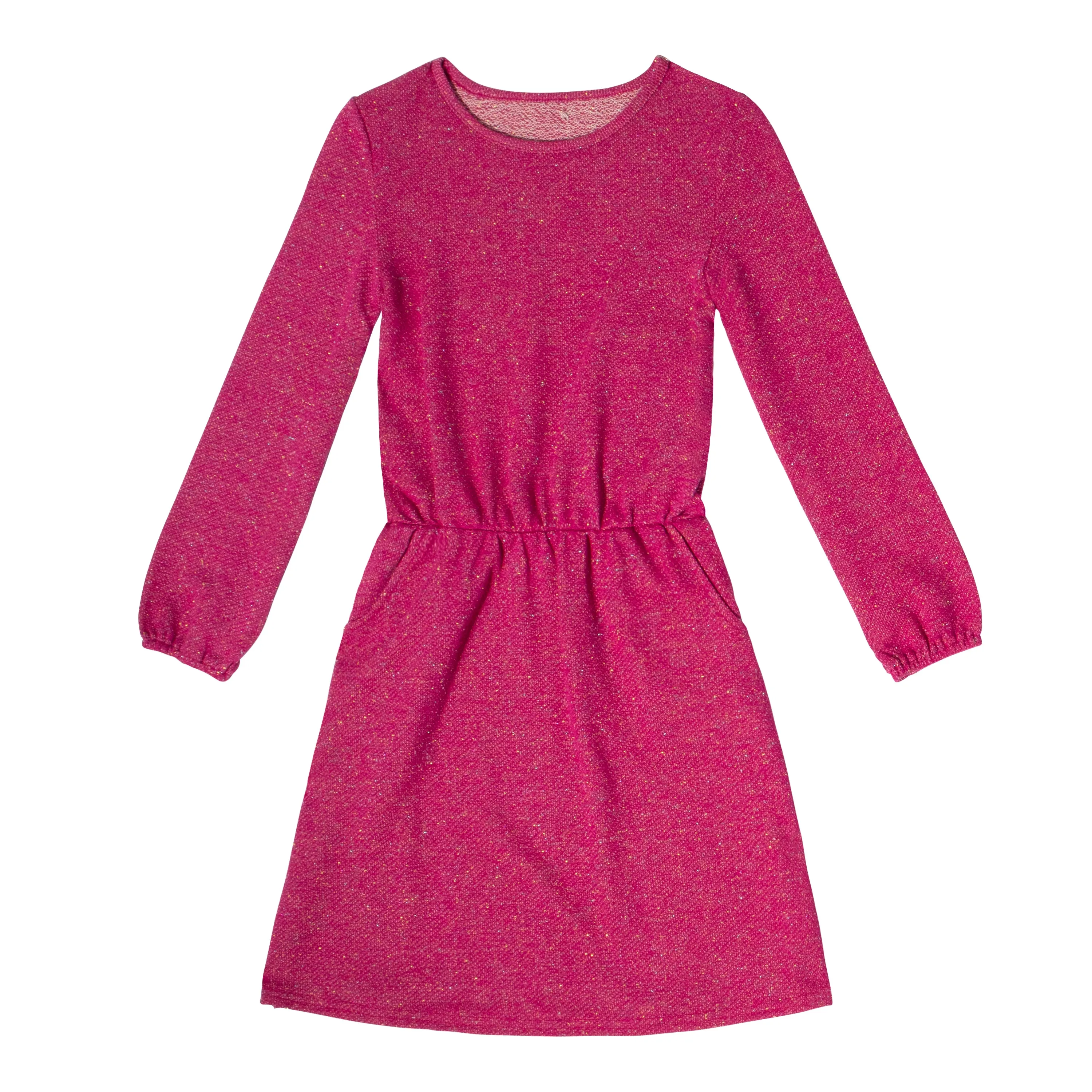 Metallic Fleece Dress