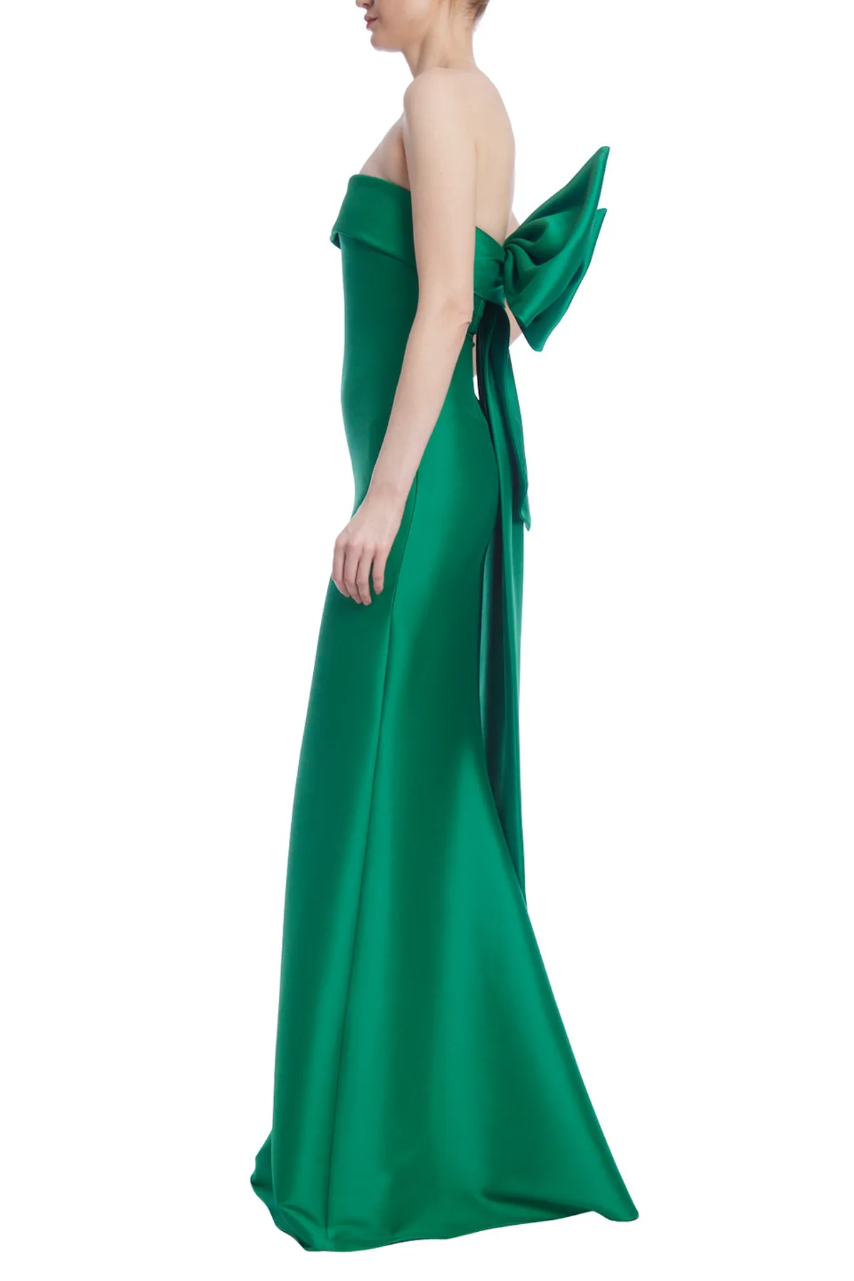 Mikado | Bow Back Mermaid Gown