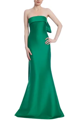 Mikado | Bow Back Mermaid Gown