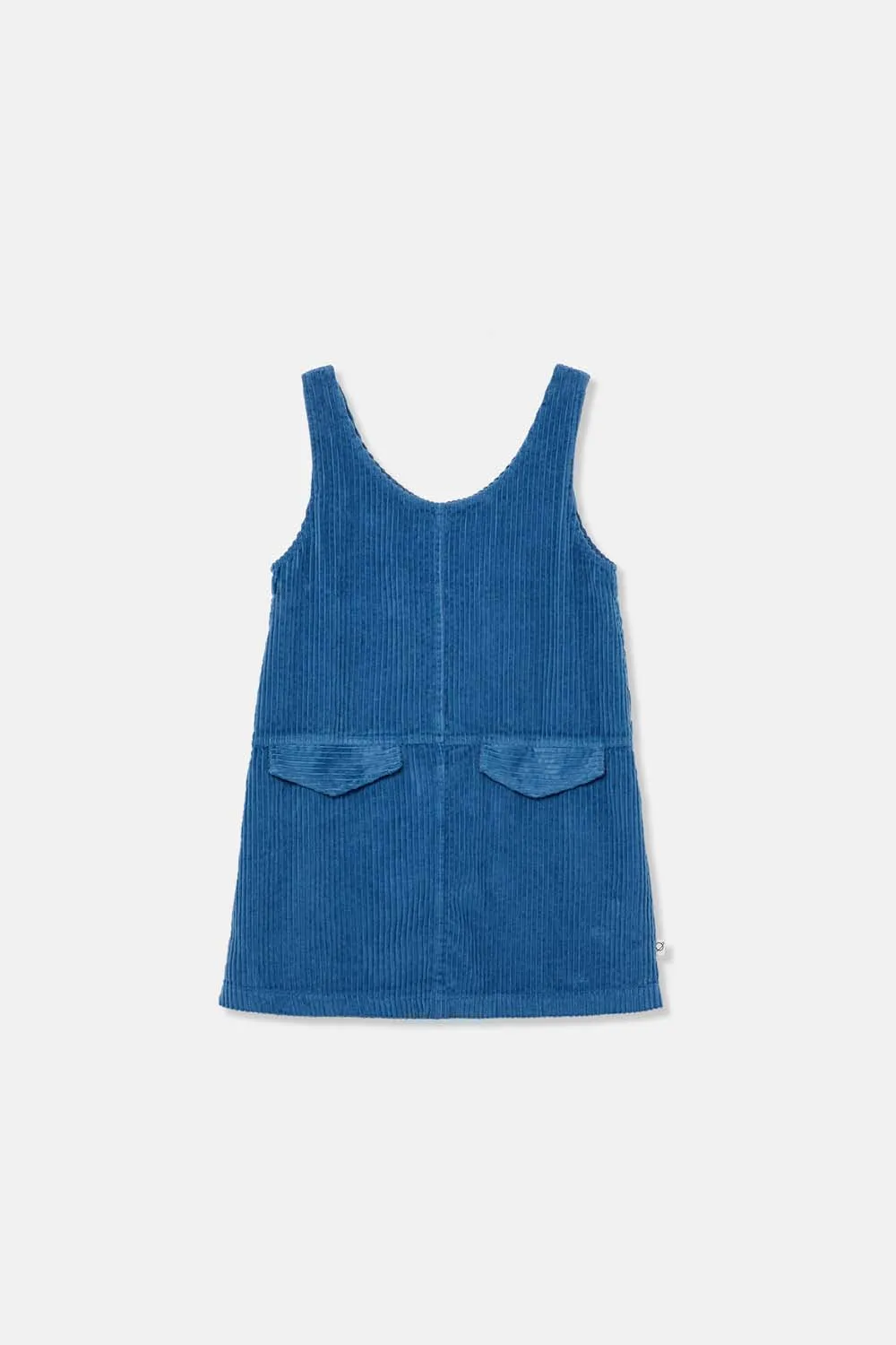 ORGANIC CORDUROY PINAFORE DRESS
