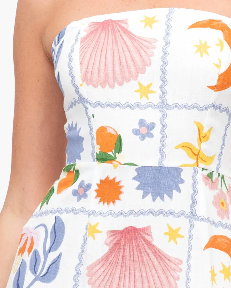 Paper Heart - Strappy Costa Maxi Dress