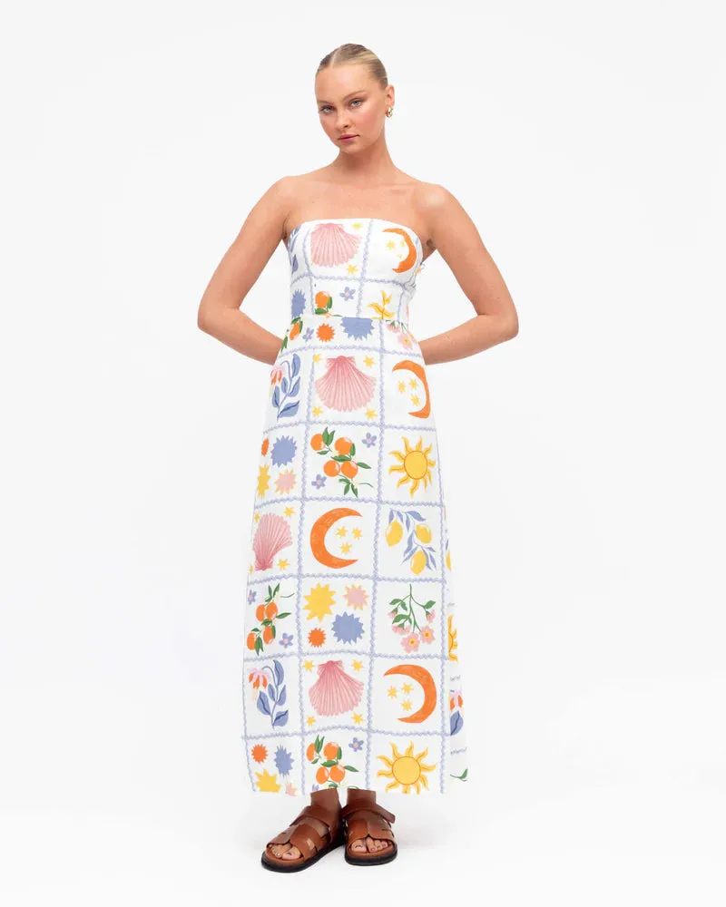 Paper Heart - Strappy Costa Maxi Dress