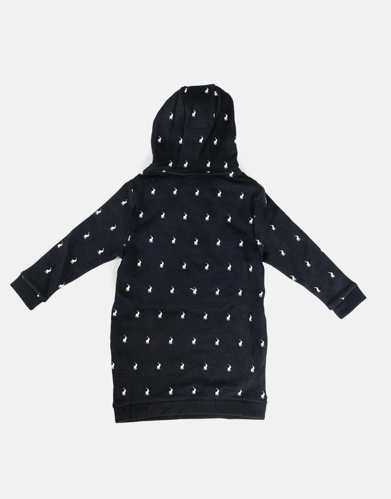 Polo Girls Keira Hooded Monogram Sweater Dress