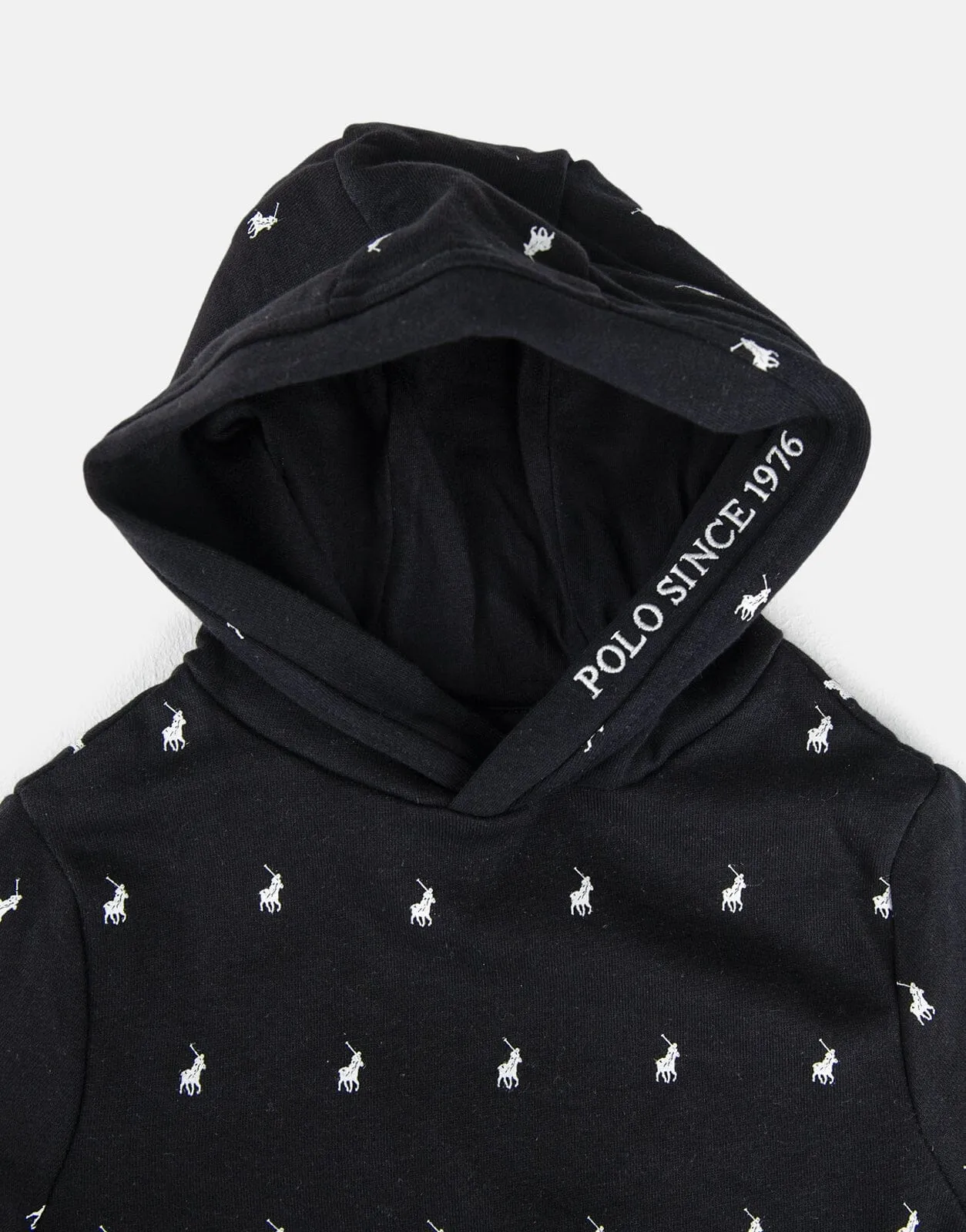 Polo Girls Keira Hooded Monogram Sweater Dress