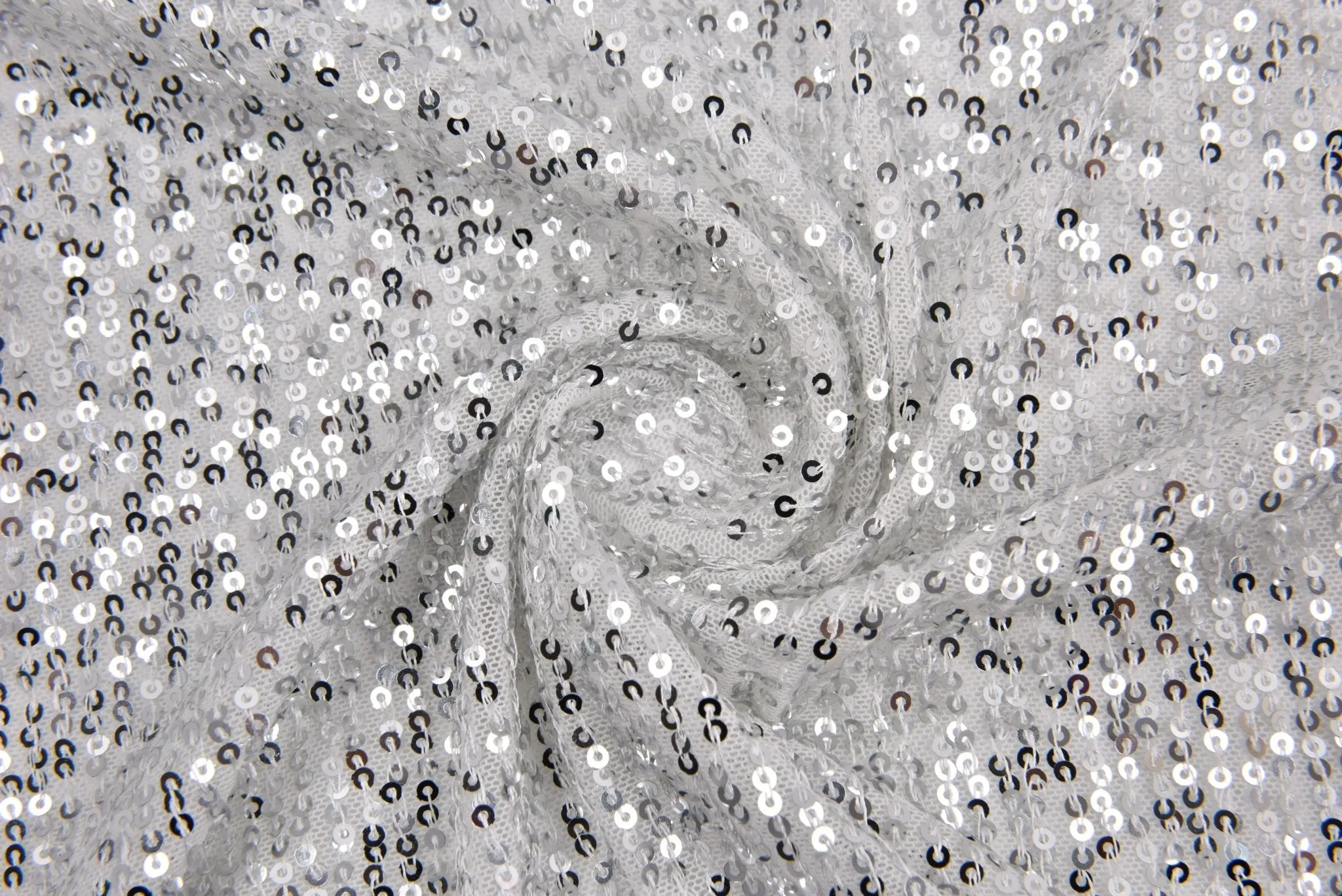 Premium All Over Sequins Mesh Stretch Fabric, cocktail/party dress  - 6591