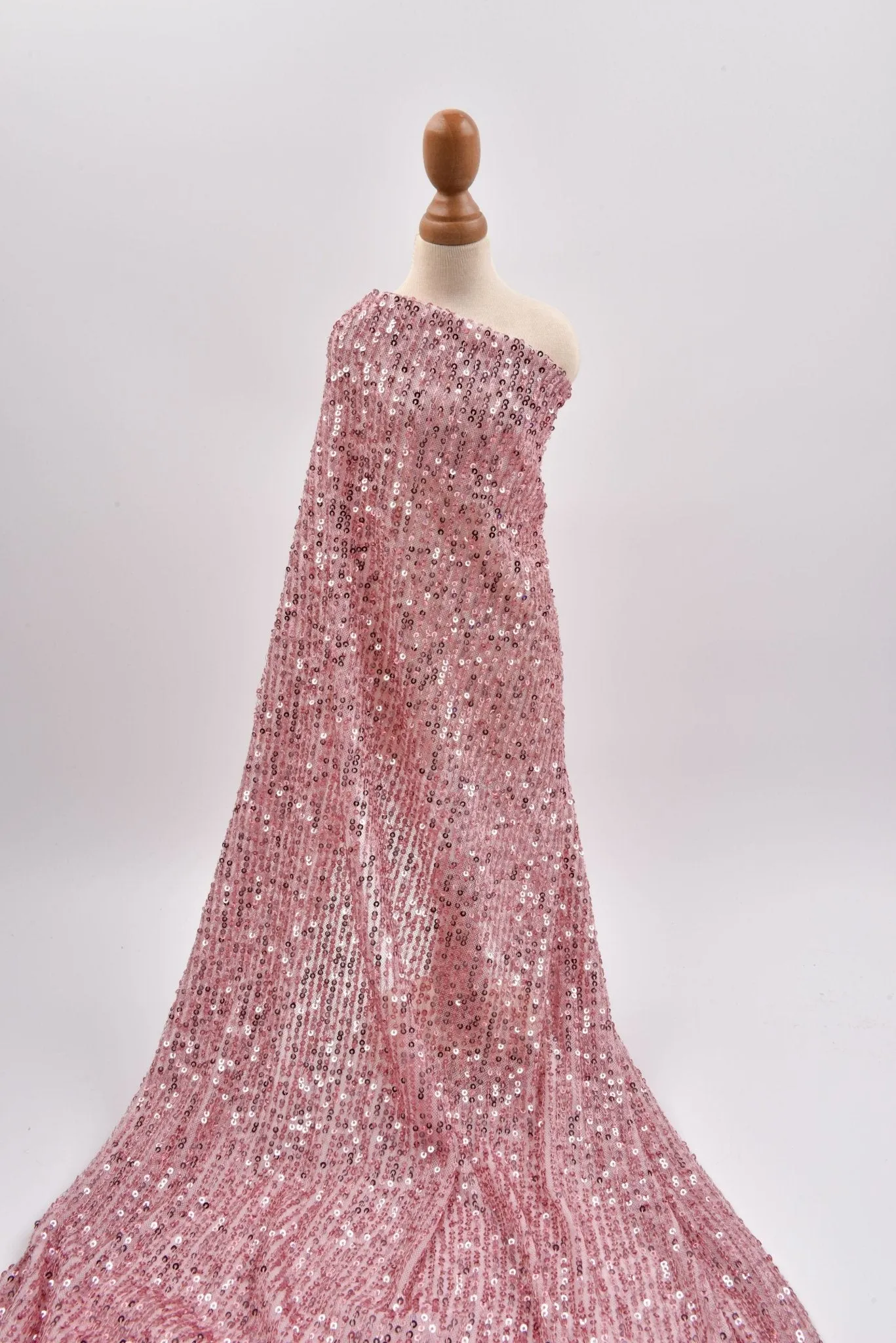 Premium All Over Sequins Mesh Stretch Fabric, cocktail/party dress  - 6591