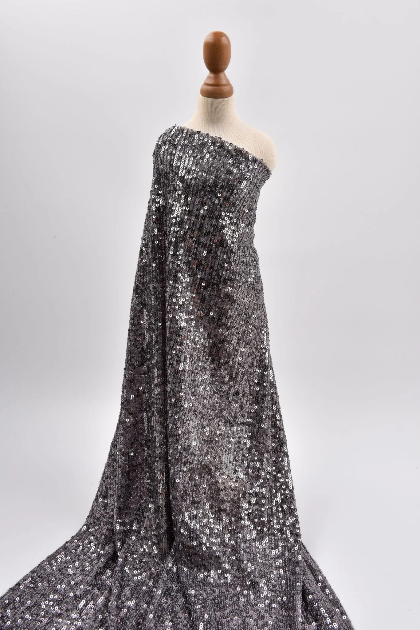 Premium All Over Sequins Mesh Stretch Fabric, cocktail/party dress  - 6591
