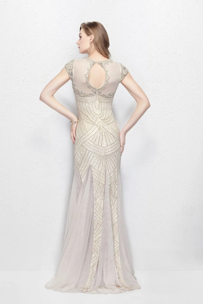 Primavera Couture 3012 Size 6 midnight prom dress pageant gown