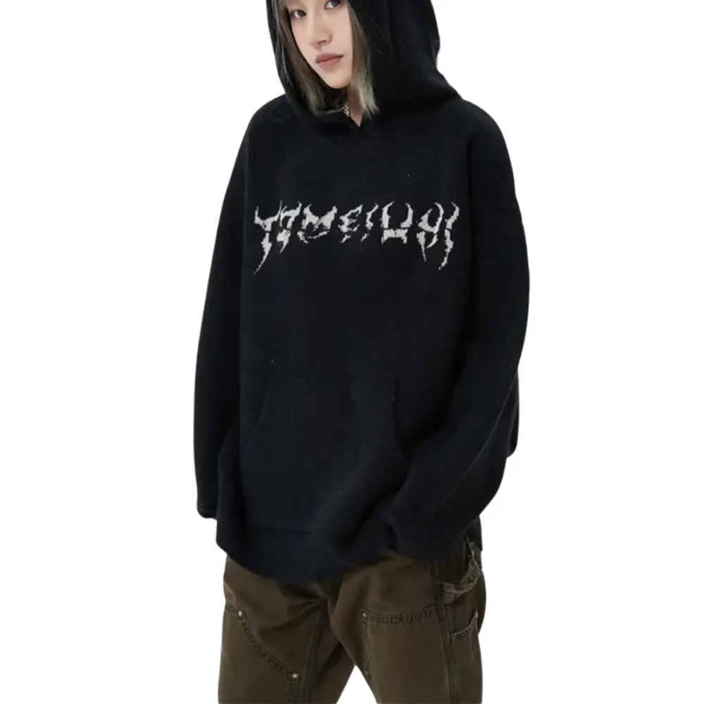"High Street Skull Patchwork" Hoodie