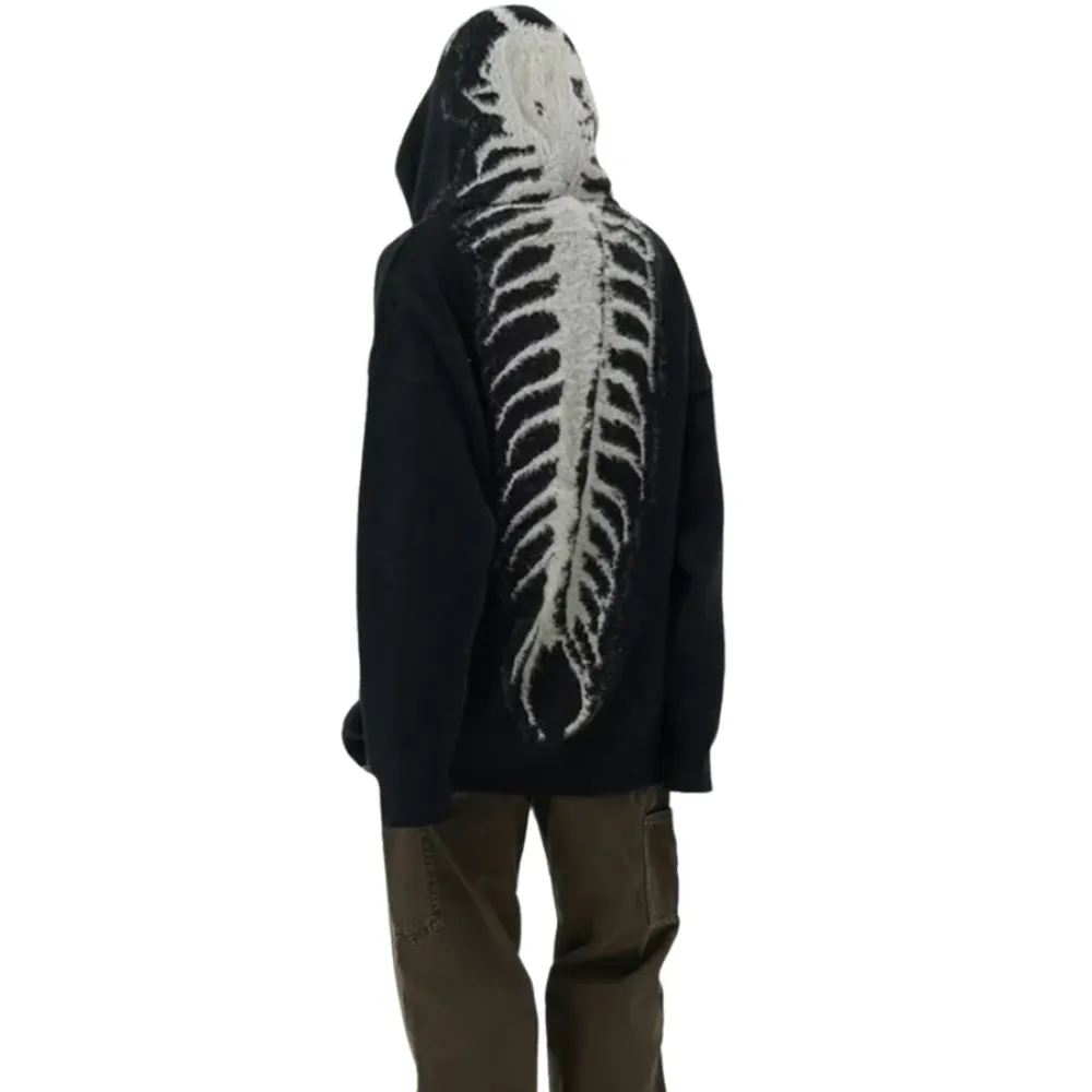 "High Street Skull Patchwork" Hoodie