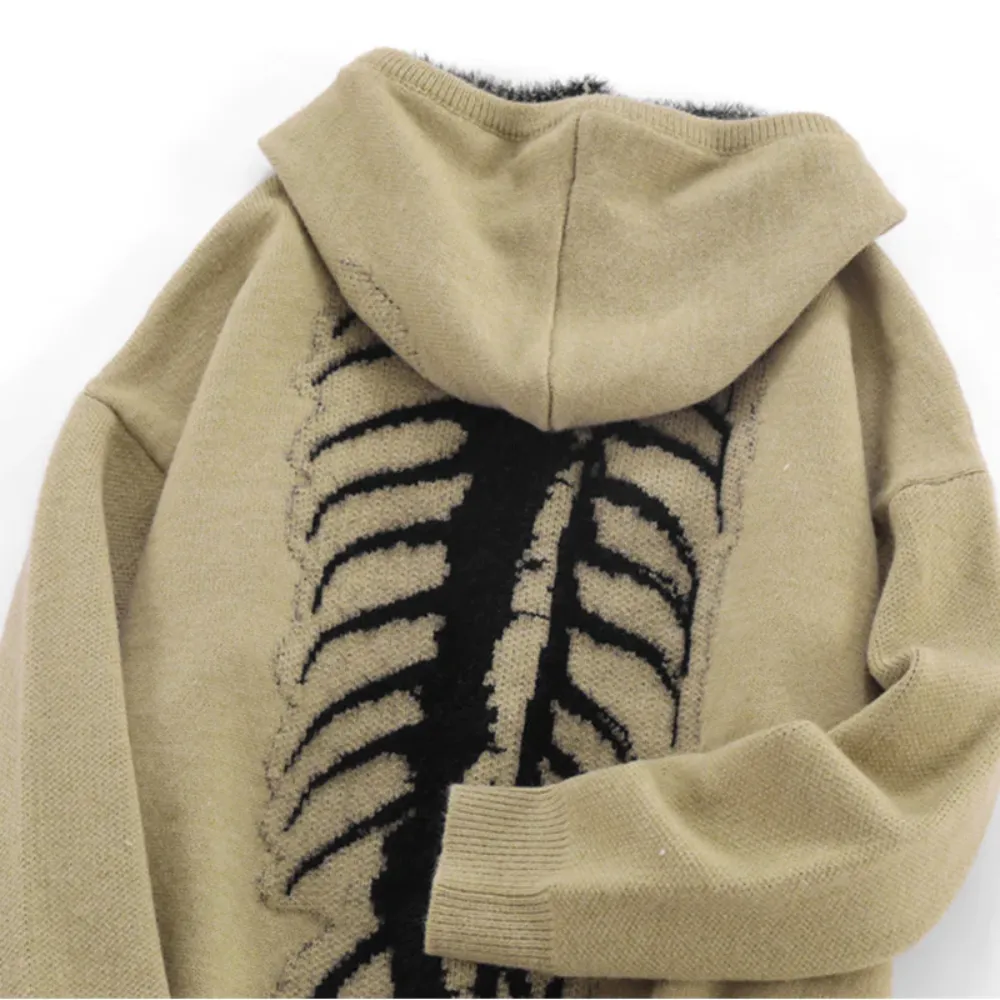 "High Street Skull Patchwork" Hoodie