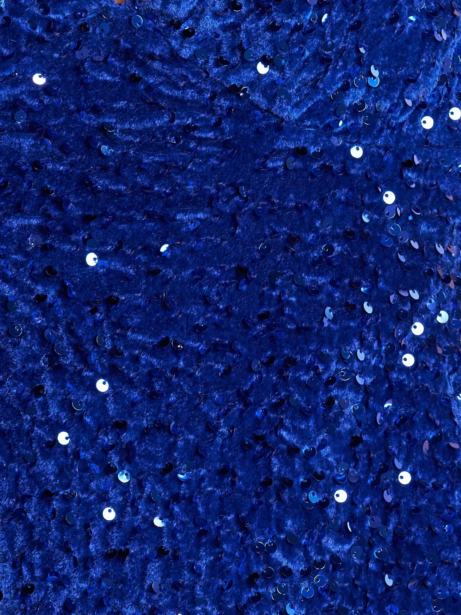 Royal Blue Sheath Sequined V-Neck Short Homecoming Dresses