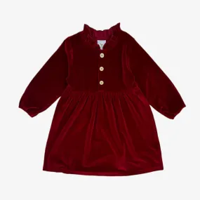 samantha dress || cranberry velvet