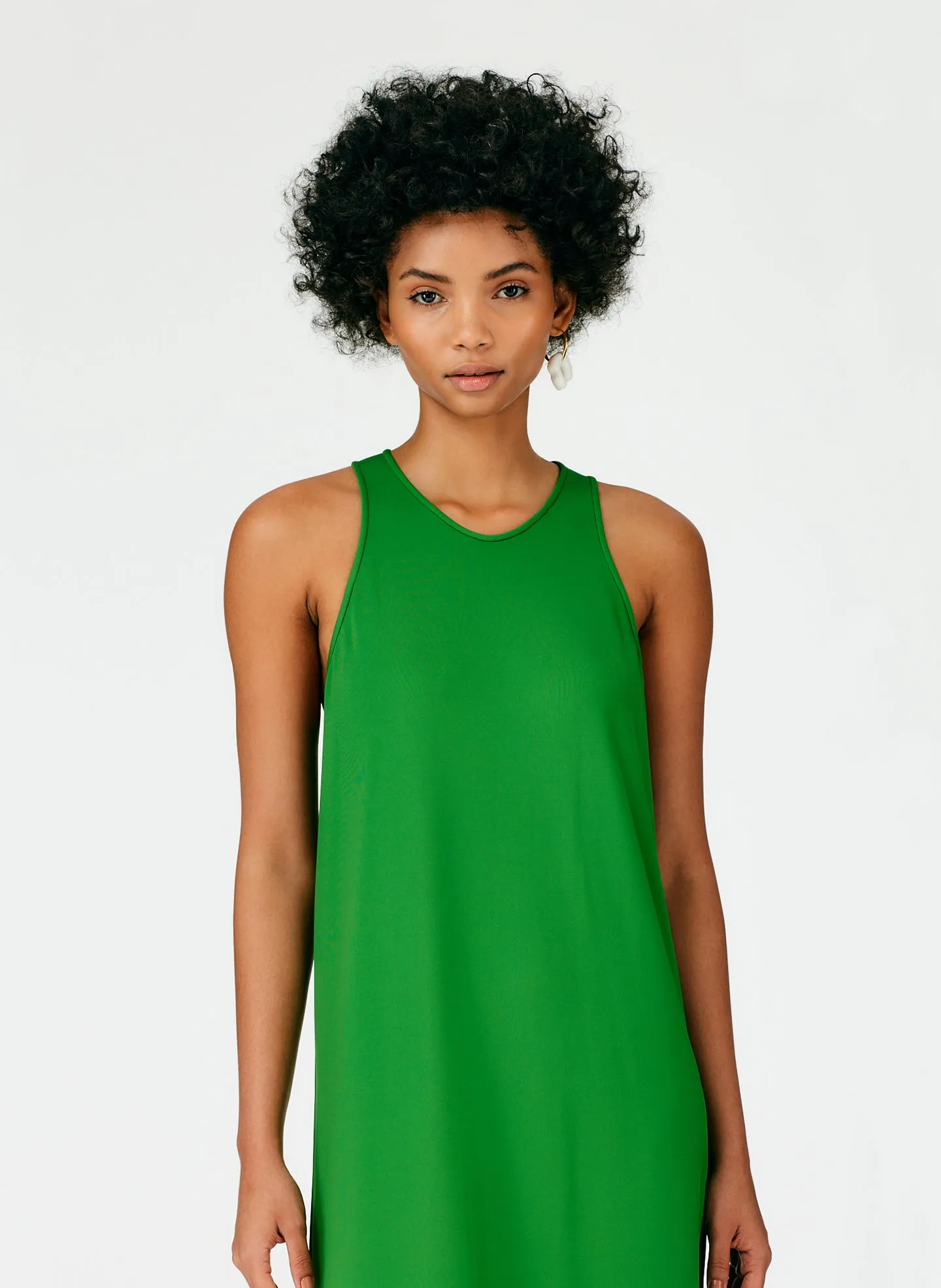 Serpentine Jersey Tank Dress