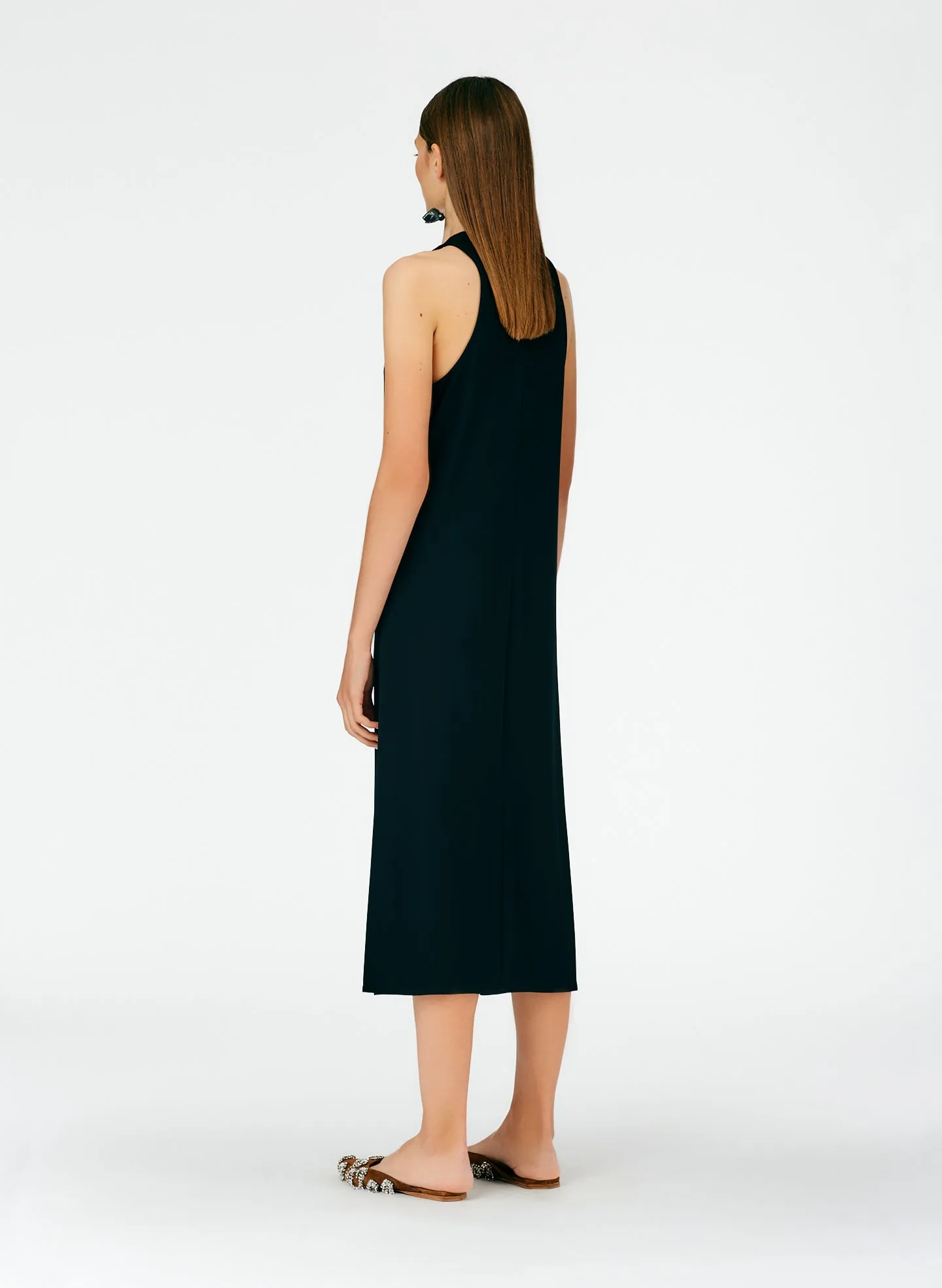 Serpentine Jersey Tank Dress
