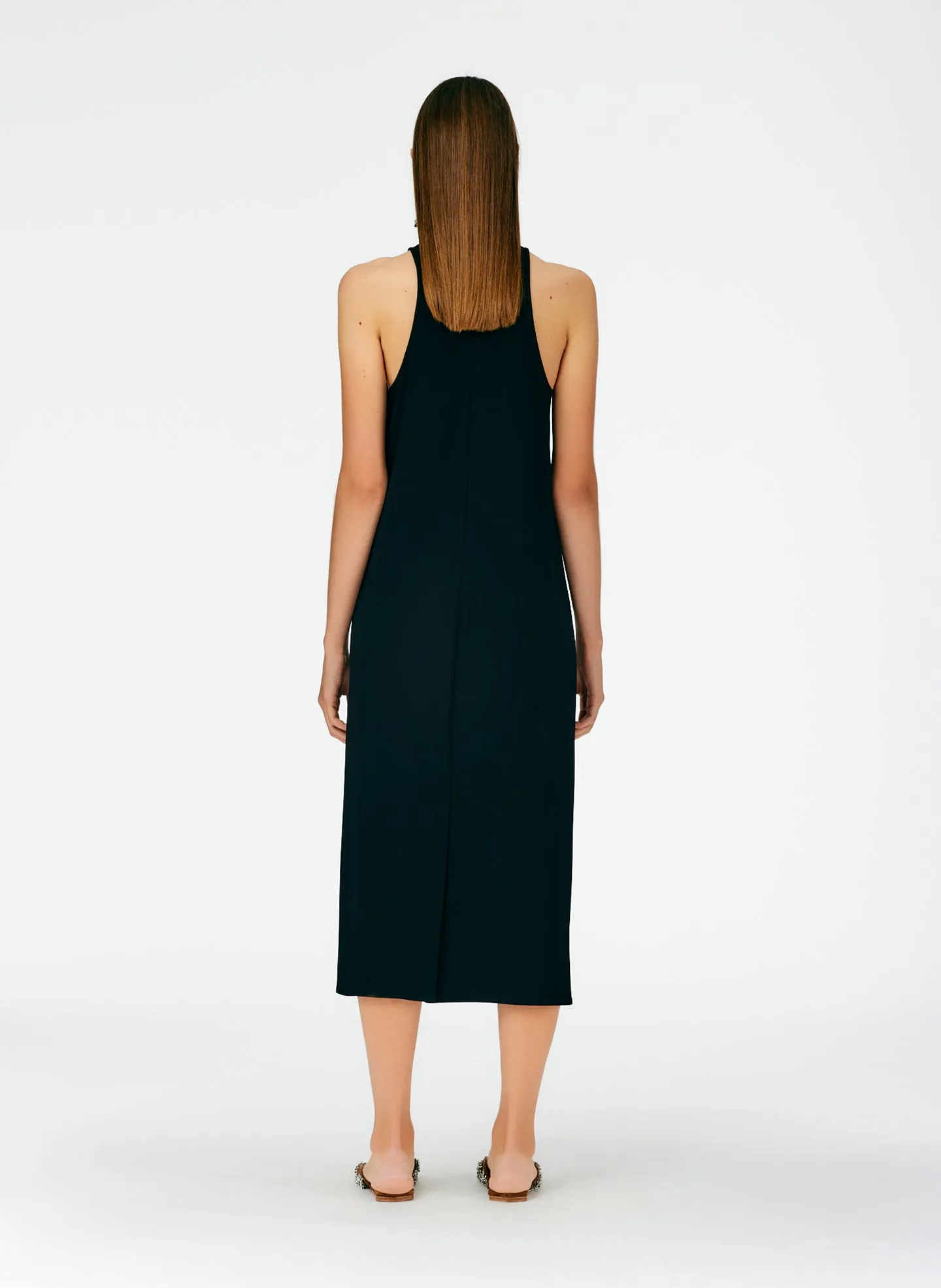 Serpentine Jersey Tank Dress