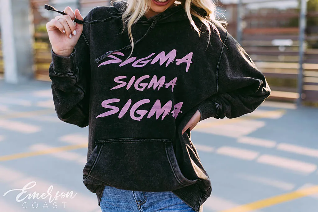 Sigma Sigma Sigma Edgy PR Hoodie