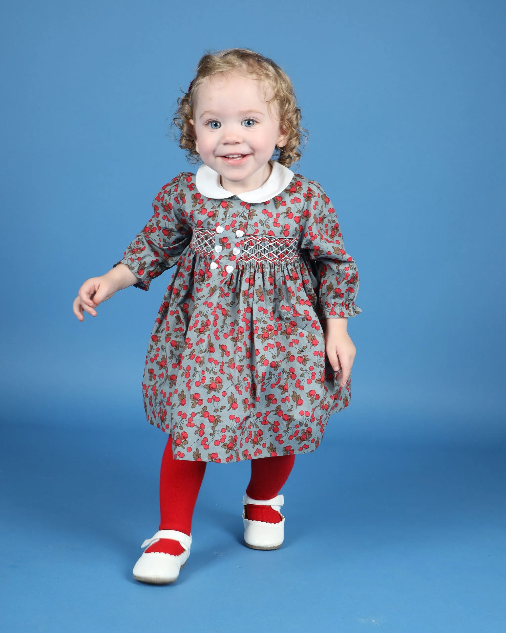 Smocked Baby Dress - Naida