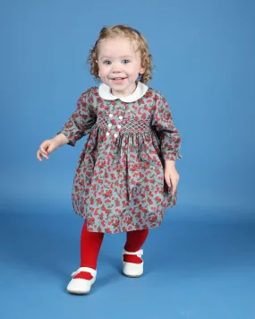 Smocked Baby Dress - Naida