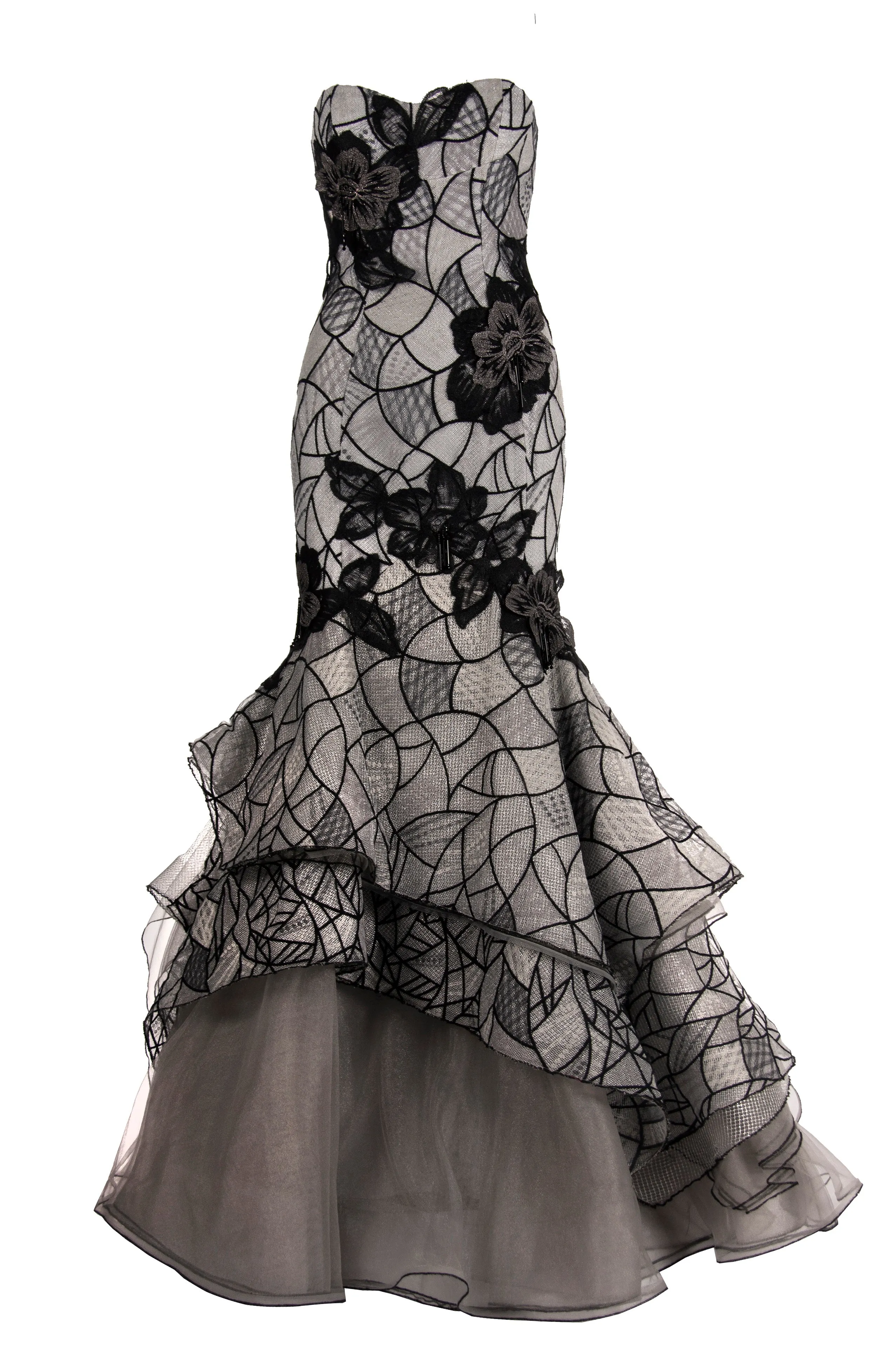 STAINED GLASS CASCADE GOWN