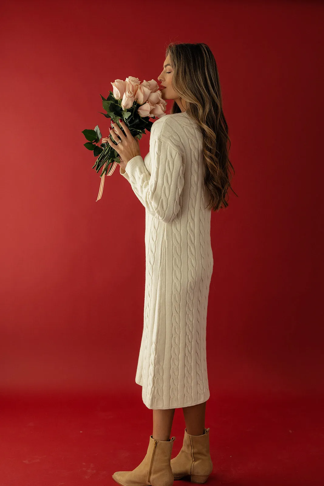 The Way Life Goes Sweater Dress