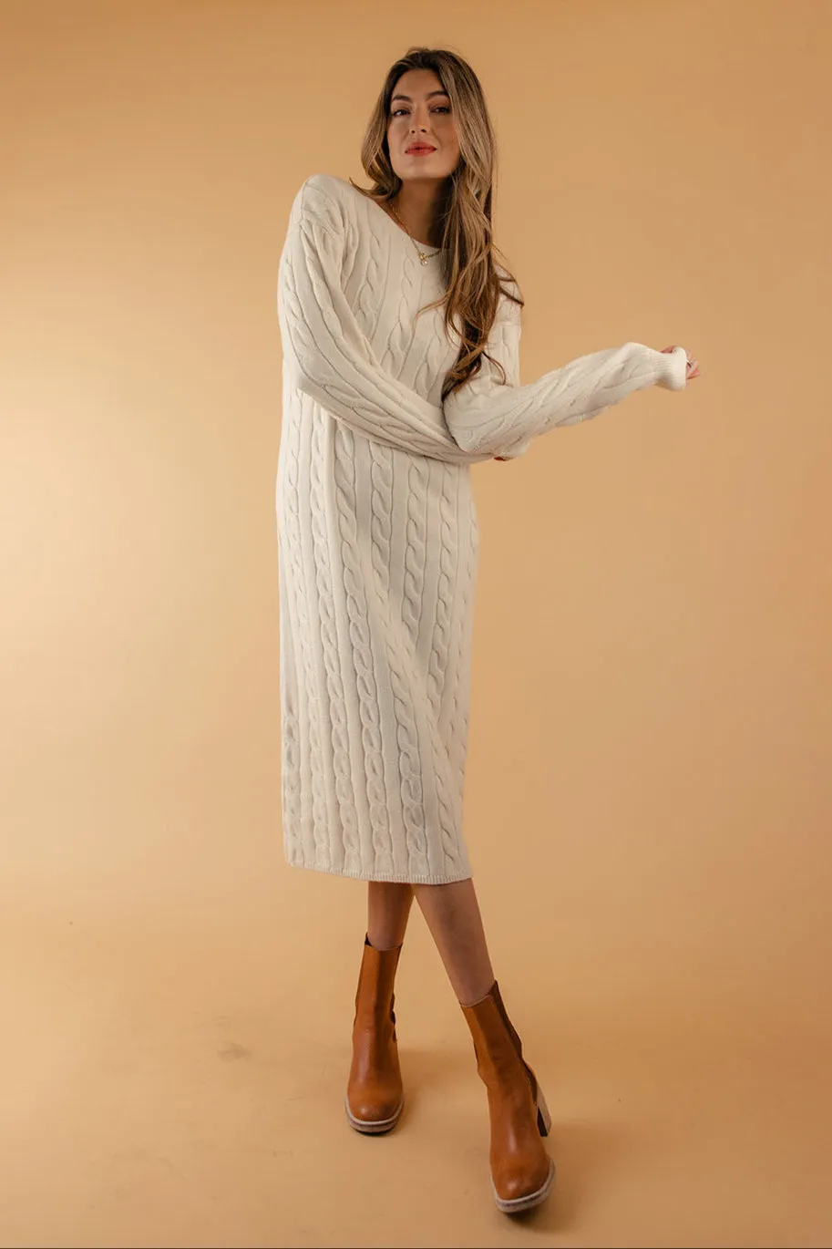 The Way Life Goes Sweater Dress
