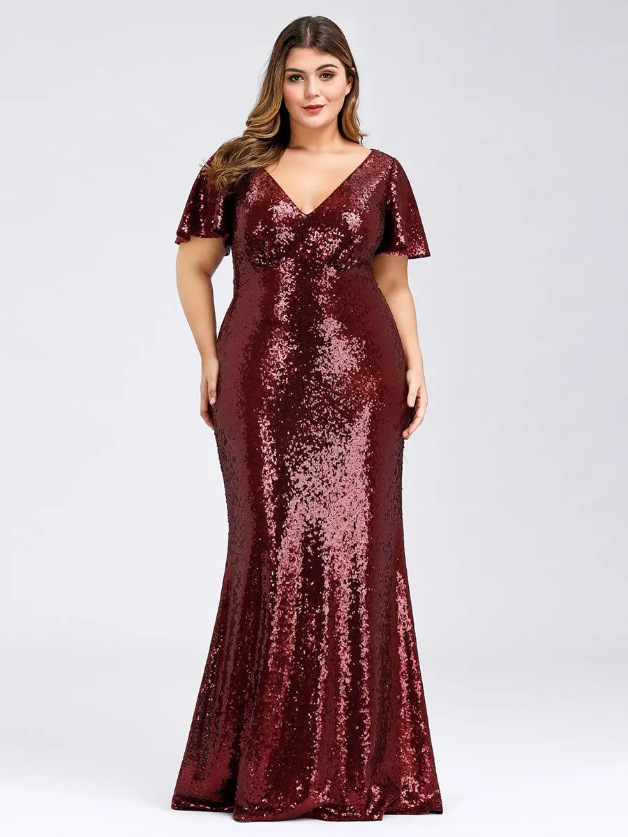 Women's Elegant Maxi Long Plus Size Wholesale Formal Gowns EP07988