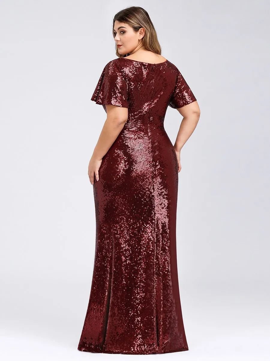 Women's Elegant Maxi Long Plus Size Wholesale Formal Gowns EP07988