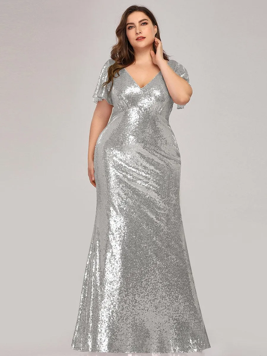 Women's Elegant Maxi Long Plus Size Wholesale Formal Gowns EP07988