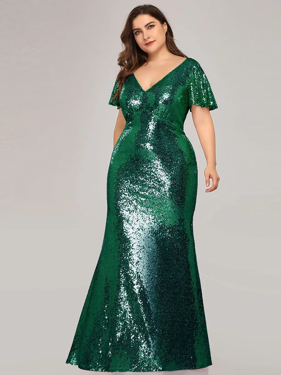 Women's Elegant Maxi Long Plus Size Wholesale Formal Gowns EP07988
