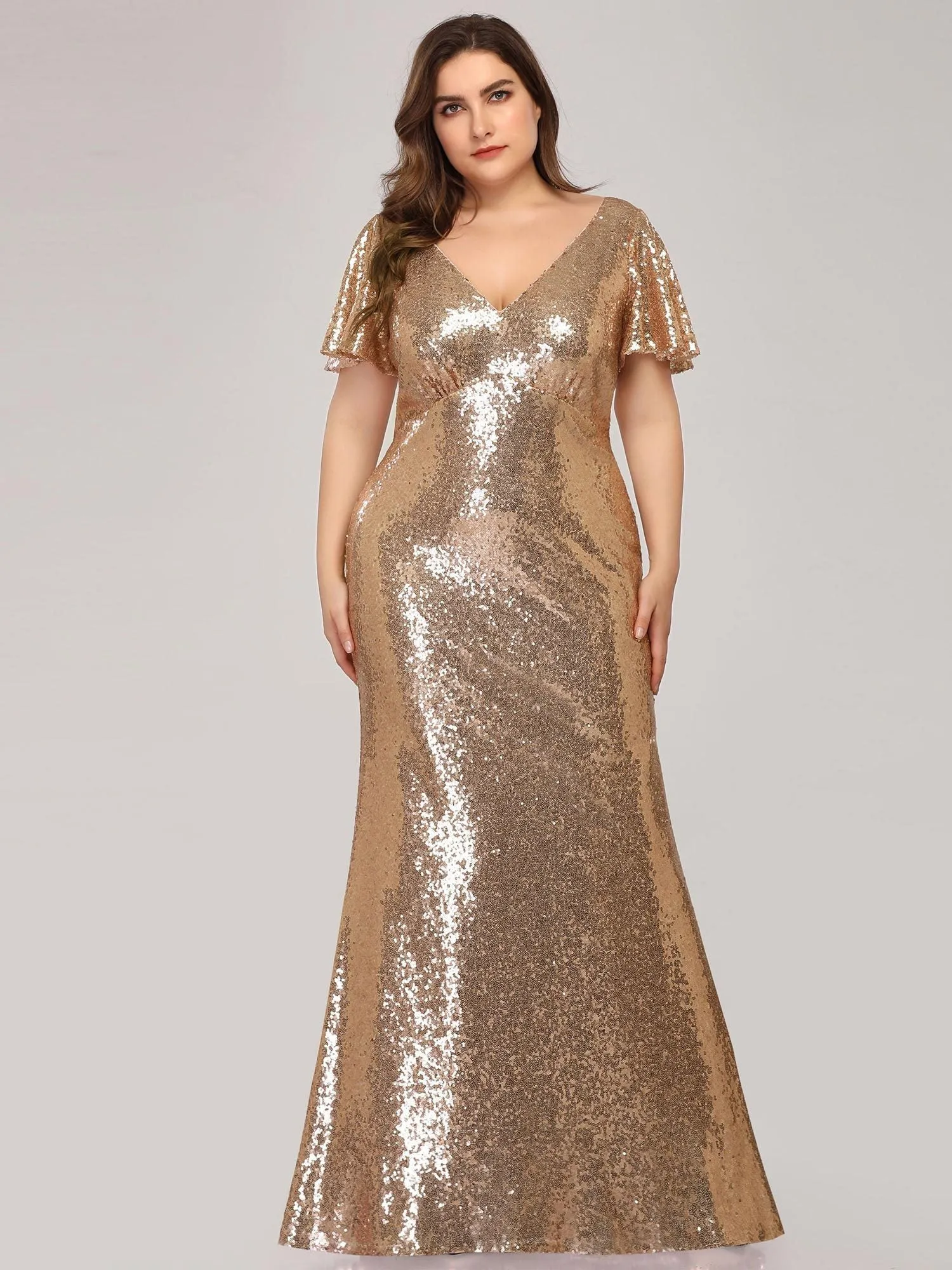 Women's Elegant Maxi Long Plus Size Wholesale Formal Gowns EP07988