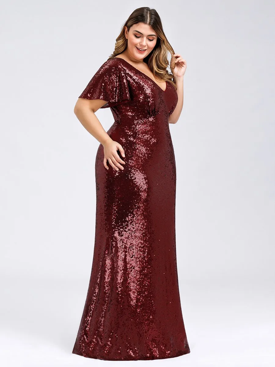 Women's Elegant Maxi Long Plus Size Wholesale Formal Gowns EP07988