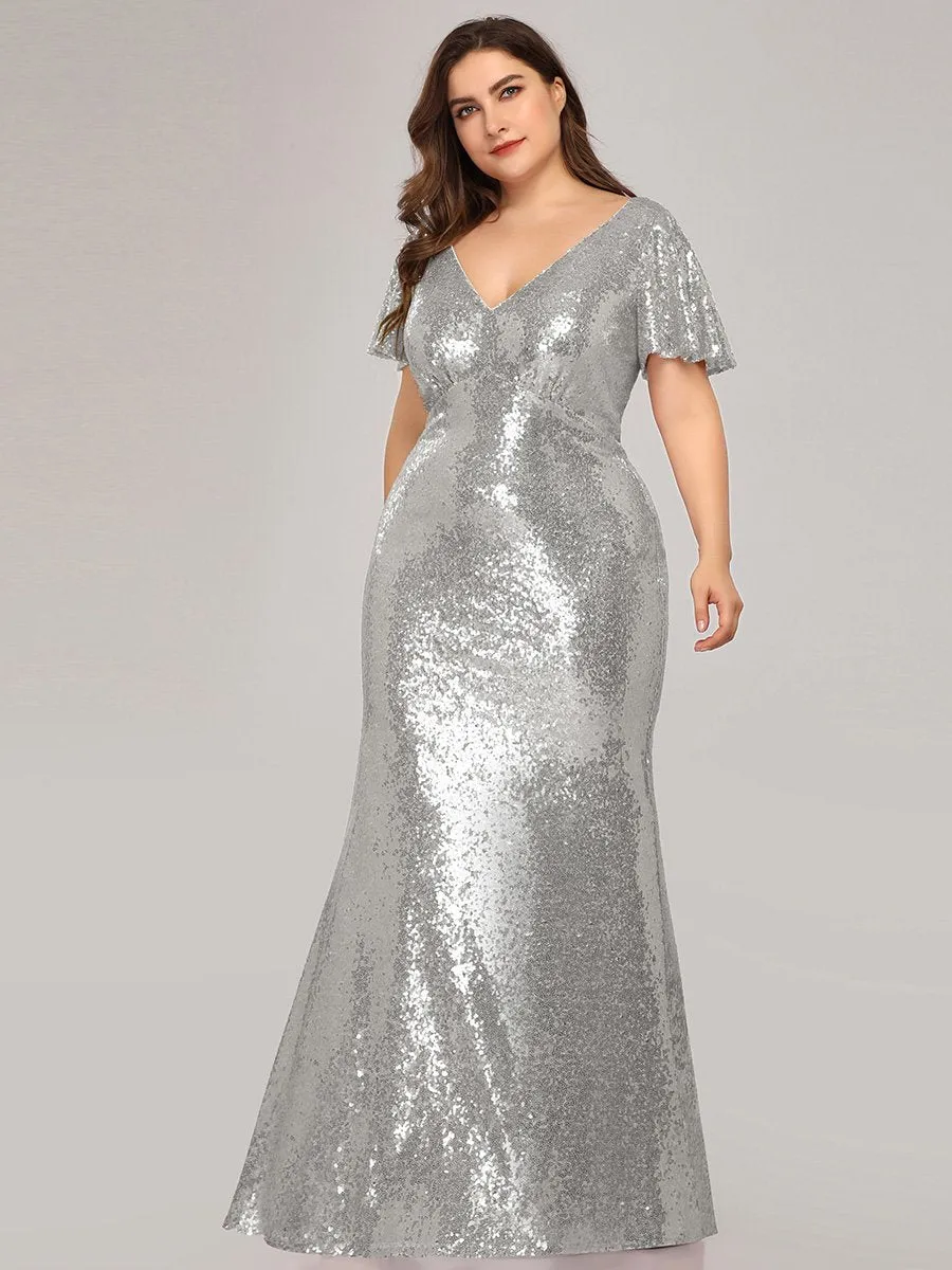 Women's Elegant Maxi Long Plus Size Wholesale Formal Gowns EP07988