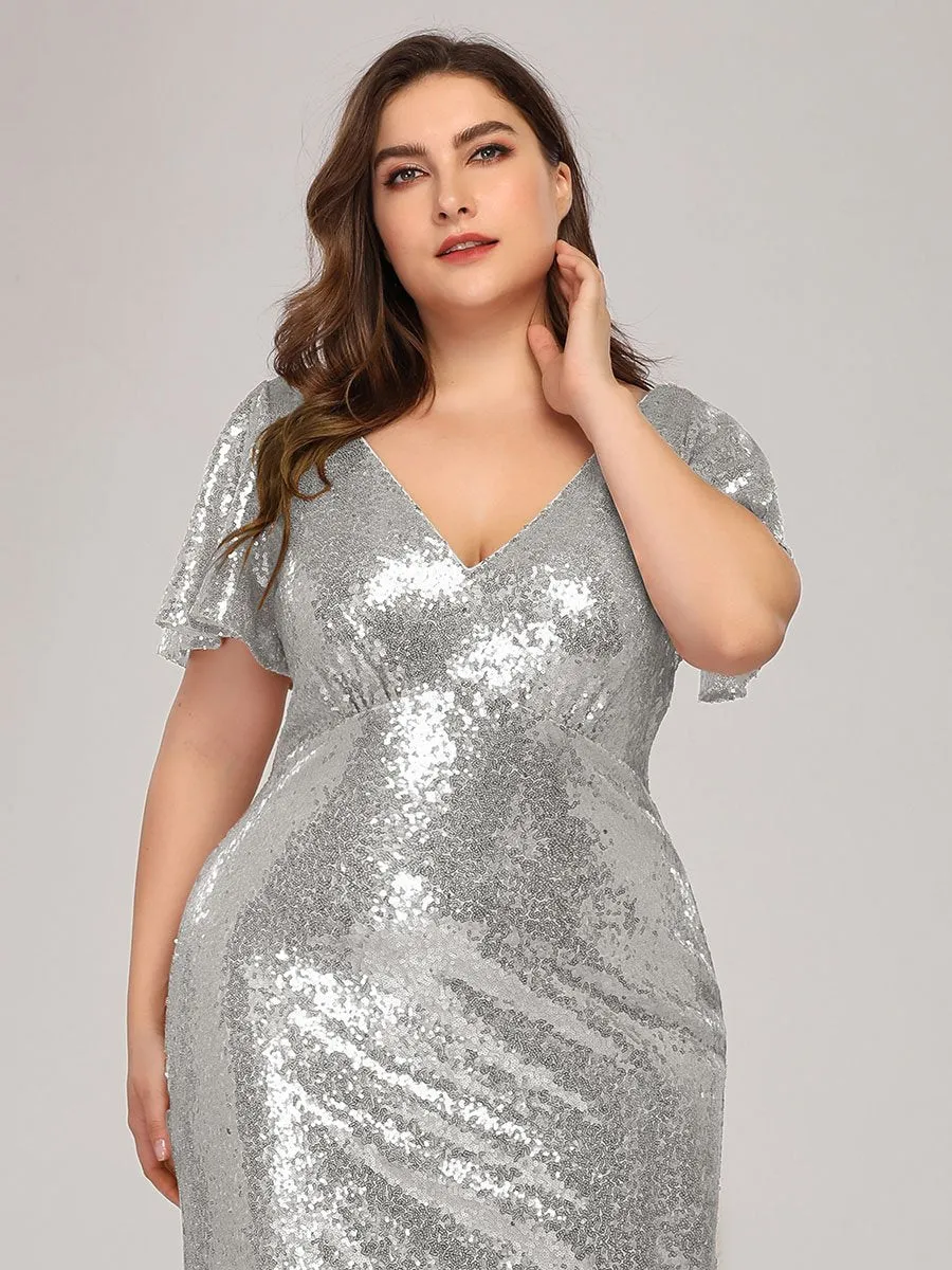 Women's Elegant Maxi Long Plus Size Wholesale Formal Gowns EP07988