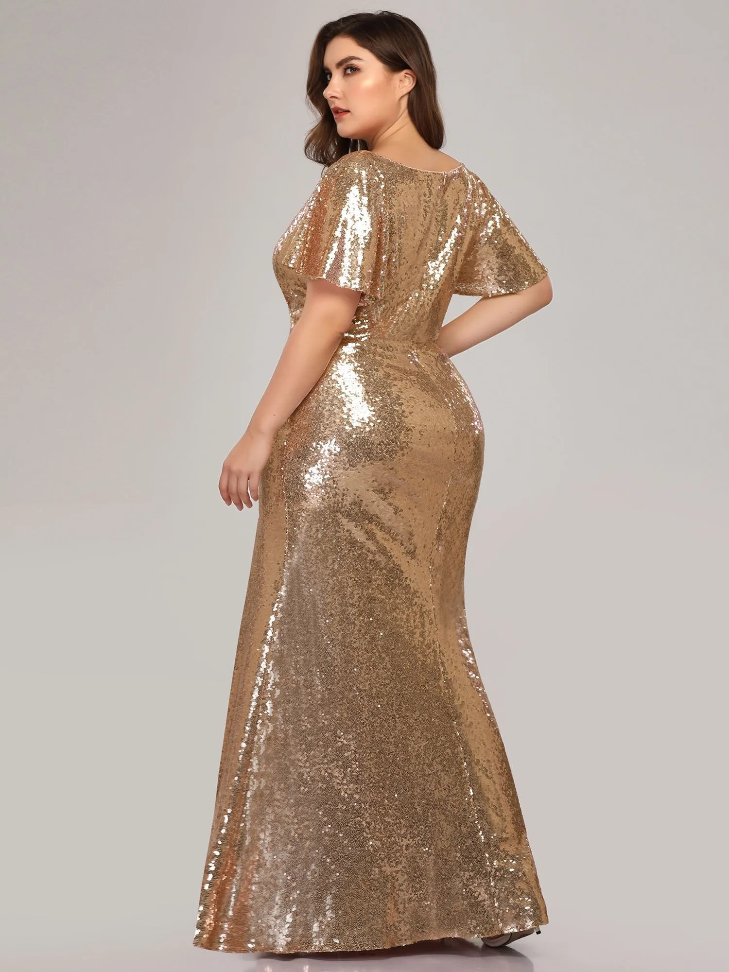 Women's Elegant Maxi Long Plus Size Wholesale Formal Gowns EP07988