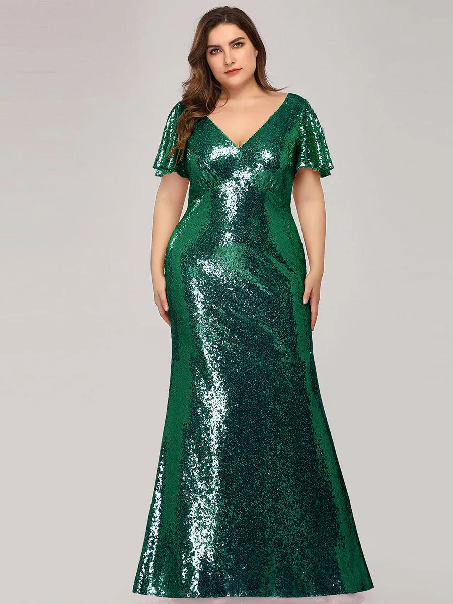 Women's Elegant Maxi Long Plus Size Wholesale Formal Gowns EP07988
