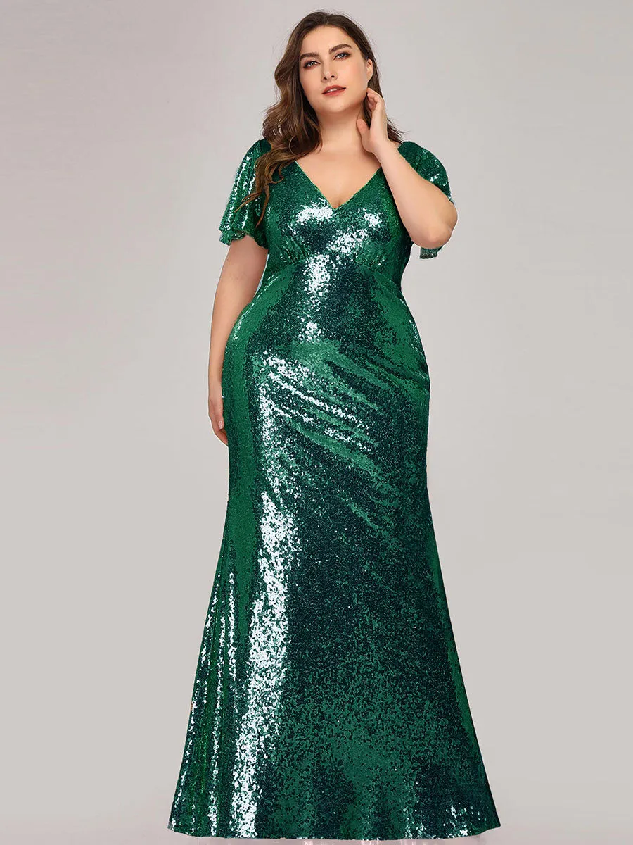 Women's Elegant Maxi Long Plus Size Wholesale Formal Gowns EP07988
